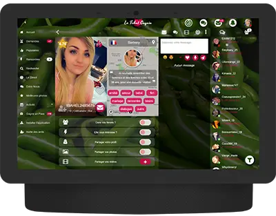 Faites des rencontres sur PC sur l'application Le Tchat Coquin