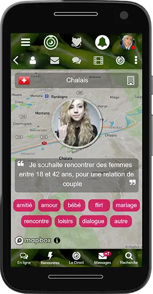 Localisation membre Le Tchat Coquin
