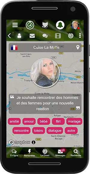 Localisation membre Le Tchat Coquin